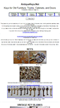 Mobile Screenshot of antiquekeys.net